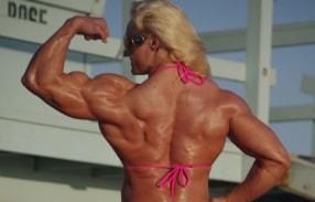 Check out the ripped back on Brigita Brezovac